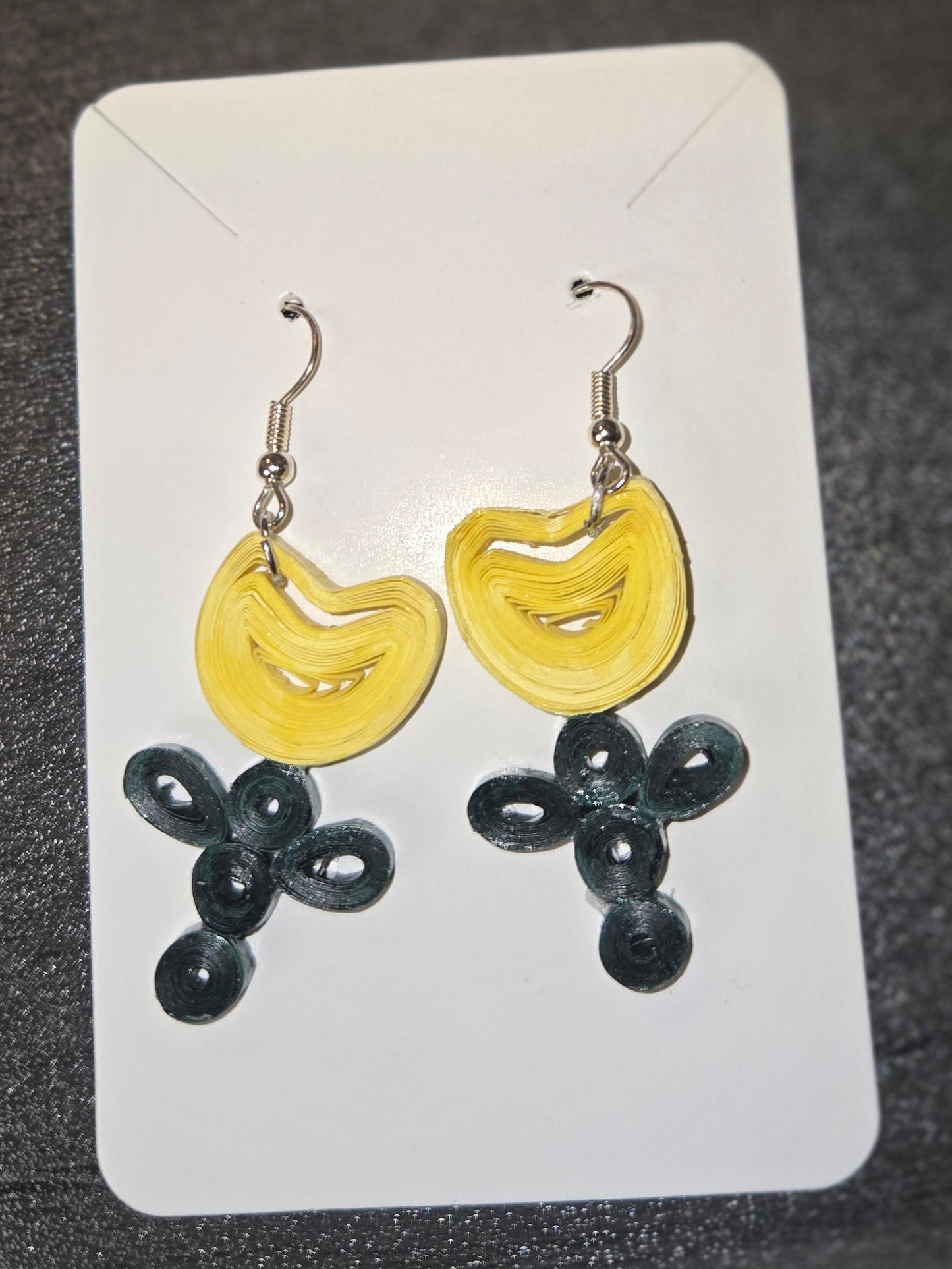 Yellow Tulip Earrings
