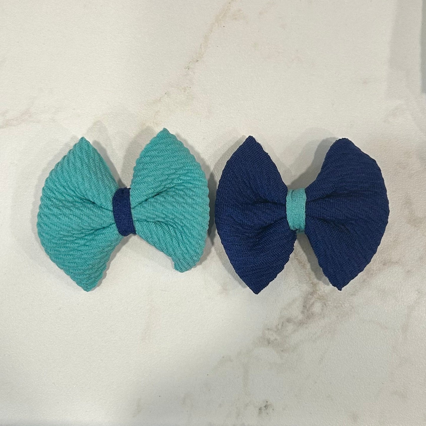 Baseball Team Piggies (Set of 2 bows)