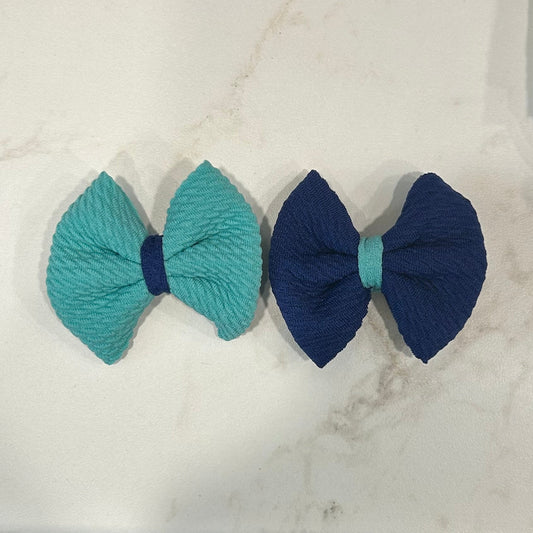 Baseball Team Piggies (Set of 2 bows)